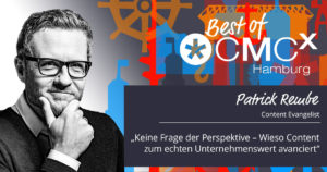 Teaser Keynote CMCX 2019 Patrick Rembe